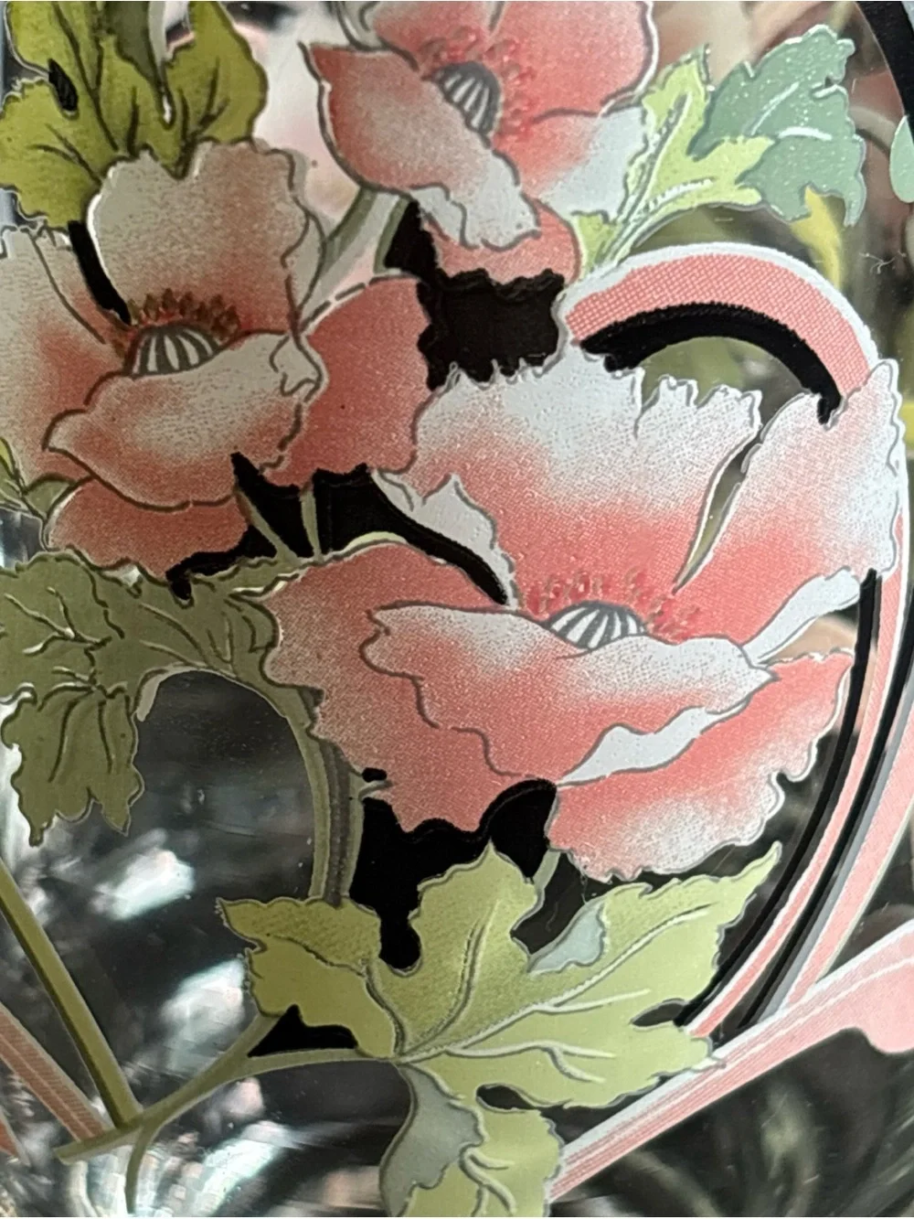 Vintage Sango Jolie floral tumbler glasses set of 8 13oz & 10oz MINT